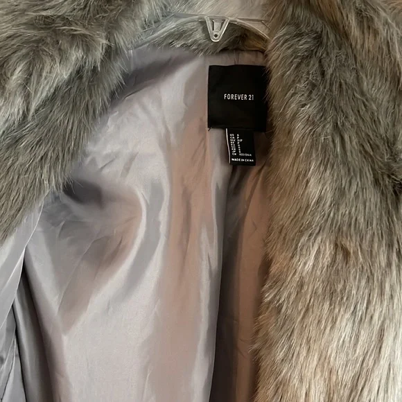 Faux Fur Coat - Picture 3 of 5